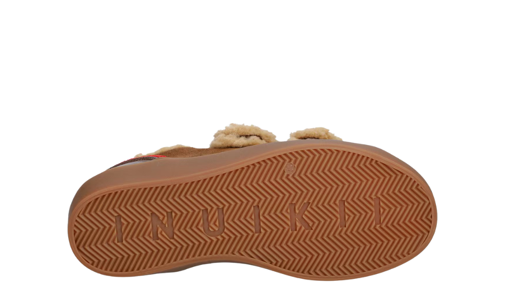 Inuikii Lila Shearling Low Velcro Brown