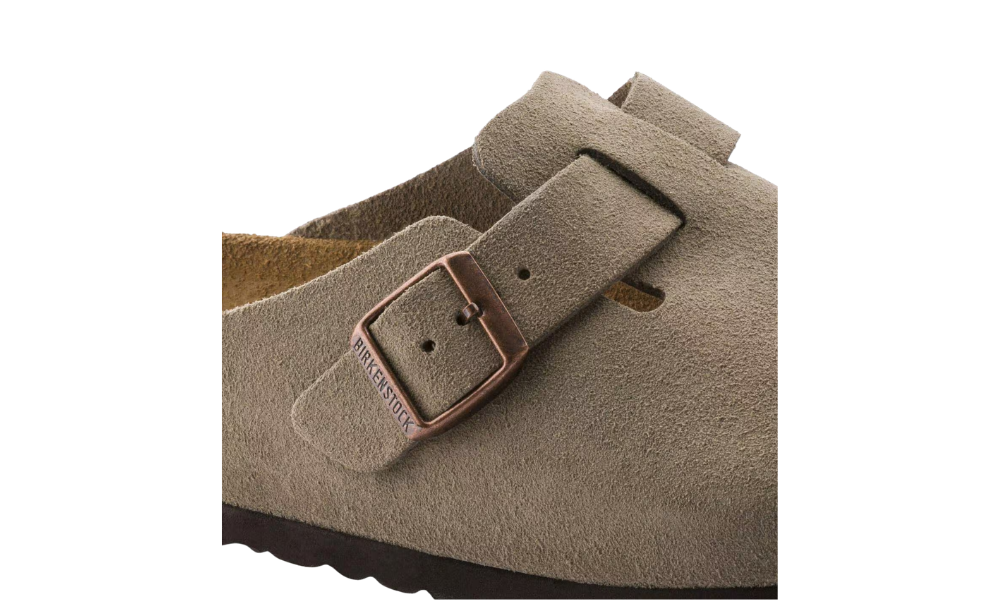 Birkenstock Boston Suede Narrow Taupe