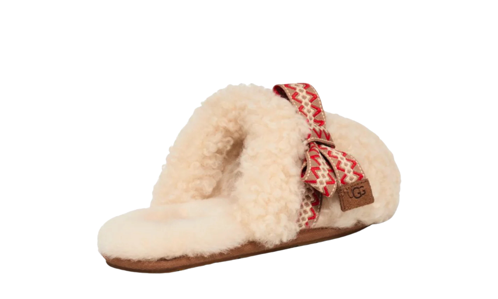 UGG Maxi Curly Sister Slide Natural
