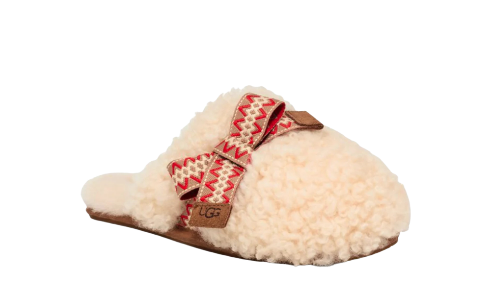 UGG Maxi Curly Sister Slide Natural