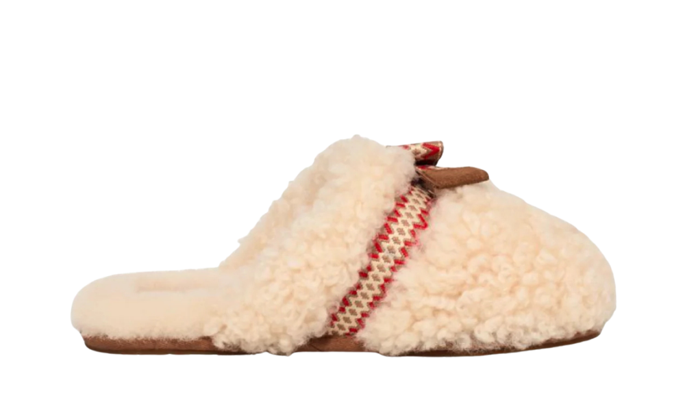 UGG Maxi Curly Sister Slide Natural