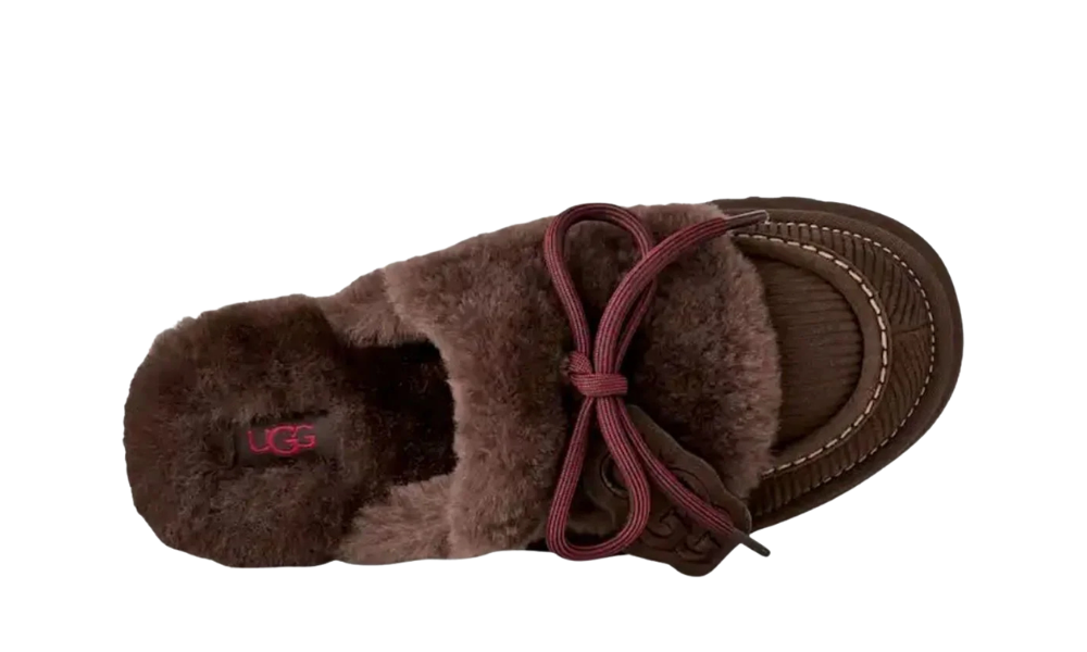 UGG Disquette Heritage Platform Mules Brown