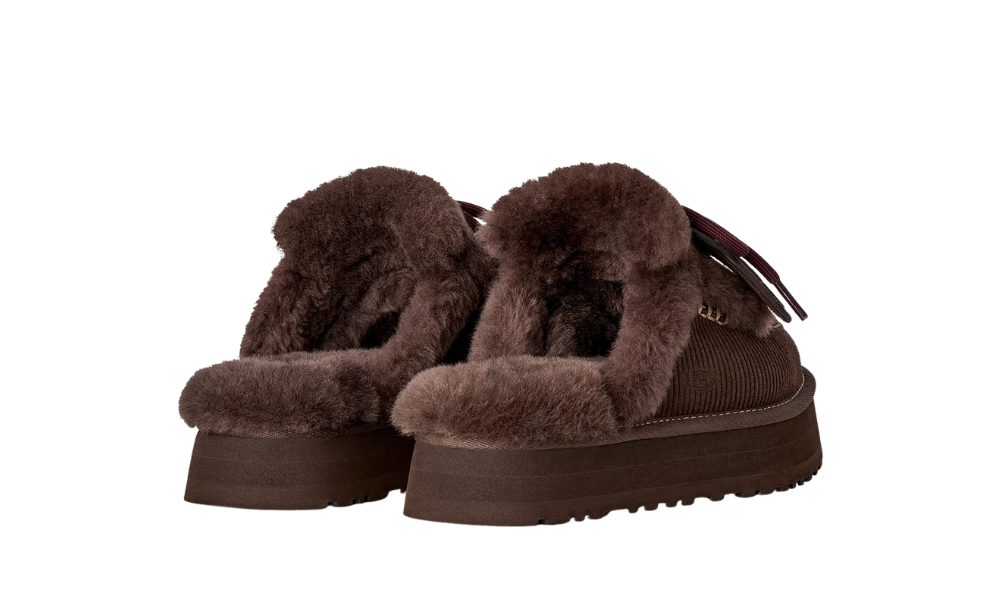 UGG Disquette Heritage Platform Mules Brown