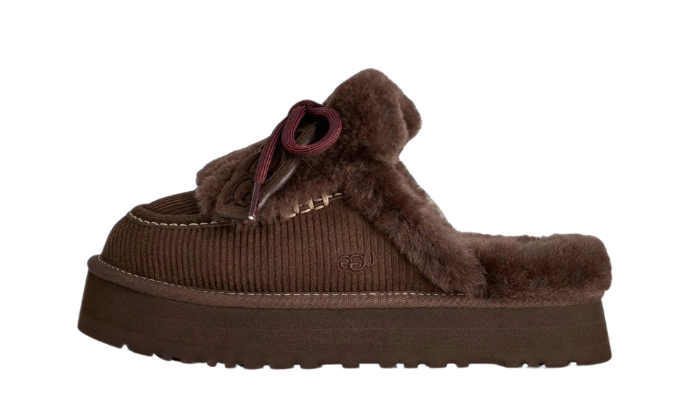 UGG Disquette Heritage Platform Mules Brown