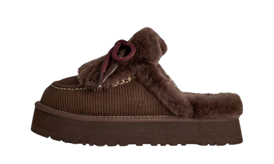 UGG Disquette Heritage Platform Mules Brown