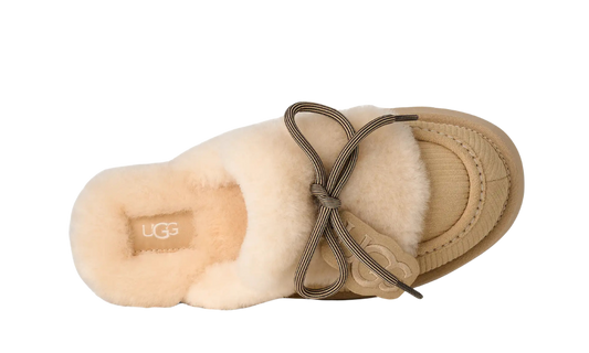 UGG Disquette Heritage Platform Mules Sand