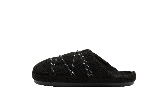 Moon Boot Teddy Slipper Black