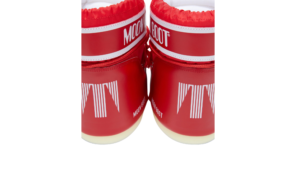 MOON BOOT ICON LOW NYLON RED