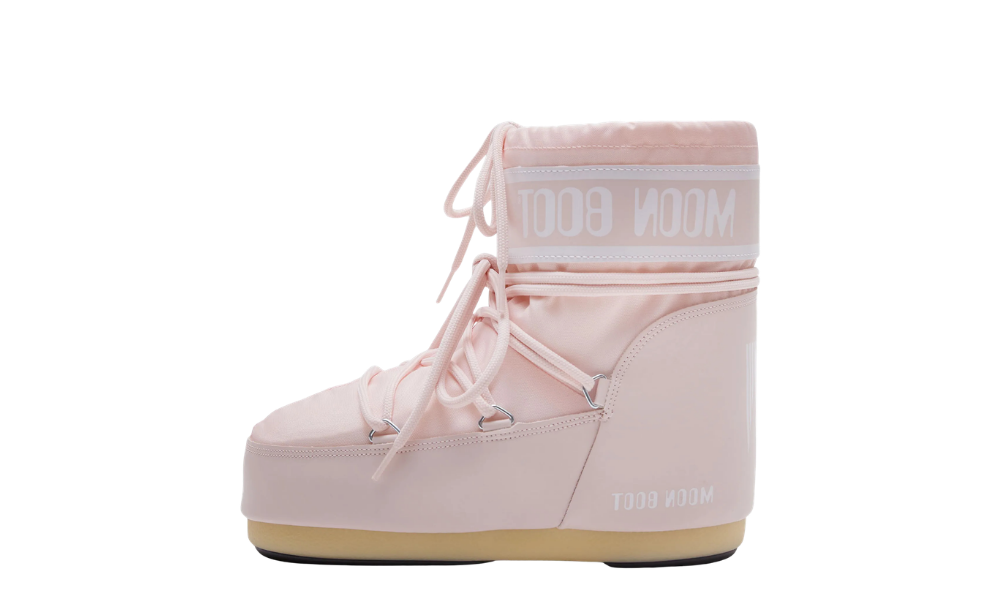 MOON BOOT ICON LOW NYLON DUSTY PINK