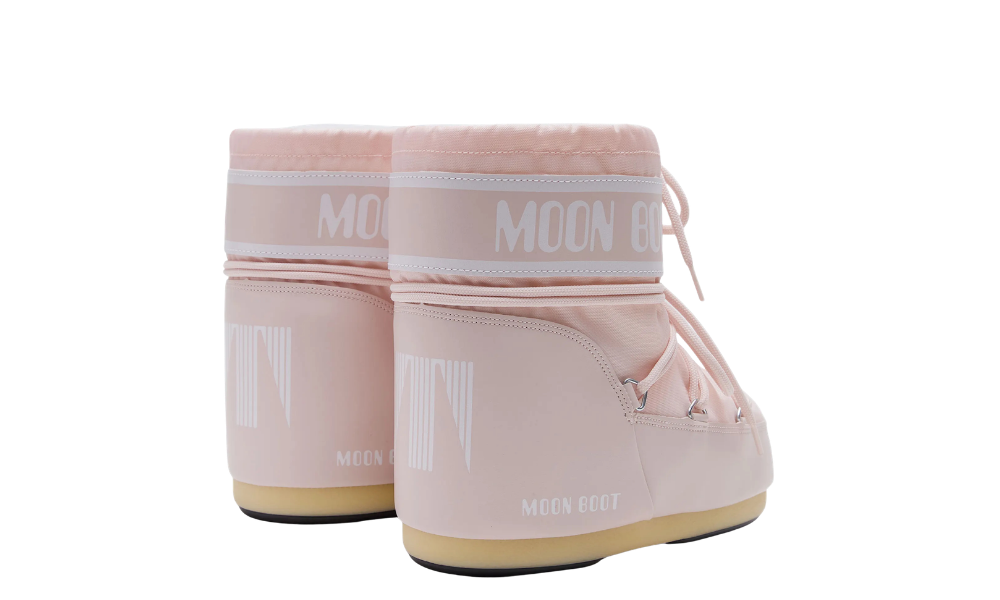 MOON BOOT ICON LOW NYLON DUSTY PINK
