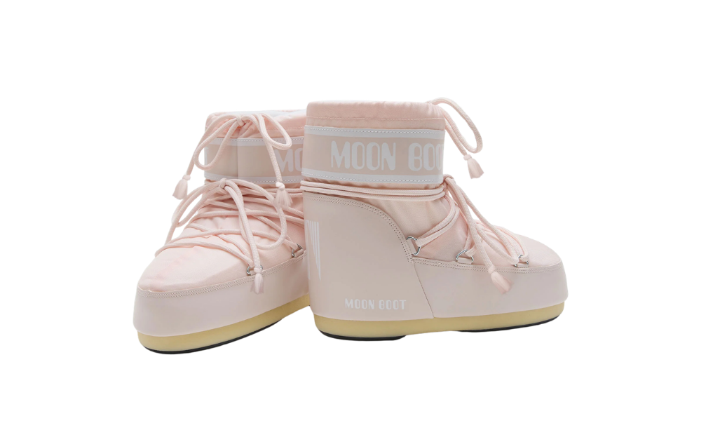 MOON BOOT ICON LOW NYLON DUSTY PINK