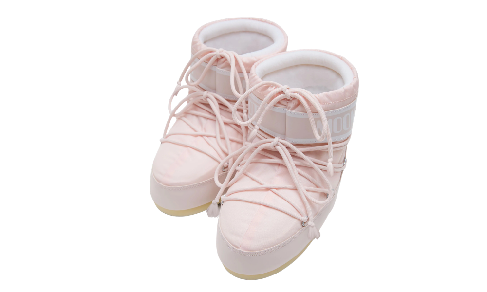 MOON BOOT ICON LOW NYLON DUSTY PINK