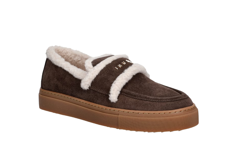 Inuikii Shearling Loafer Brown