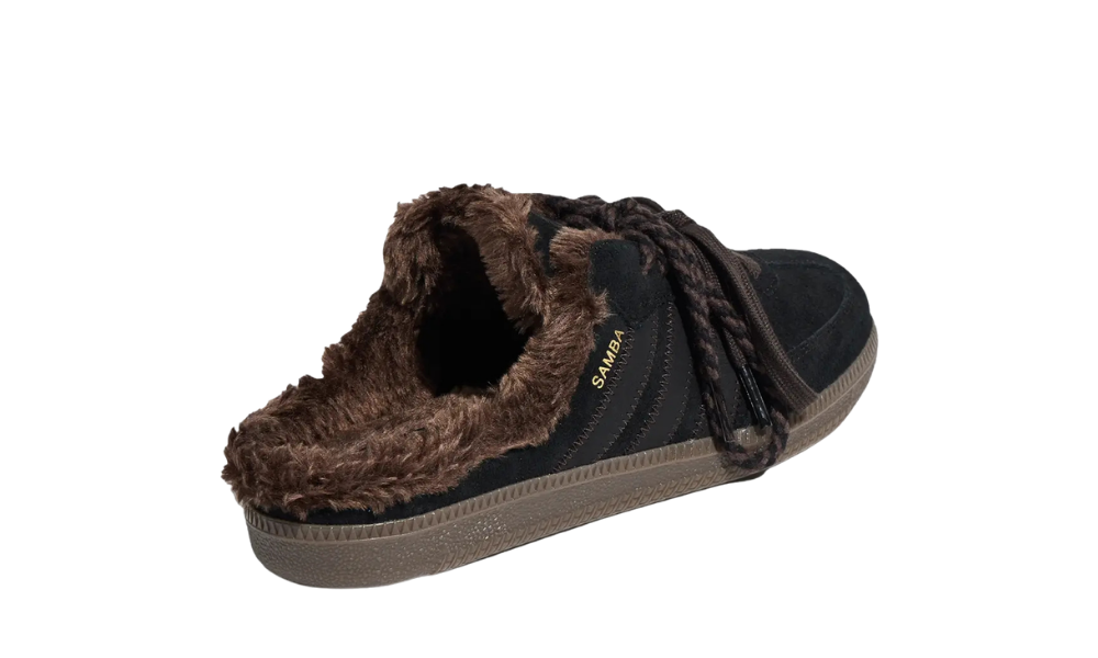 adidas Samba OG Mule Black Dark Brown