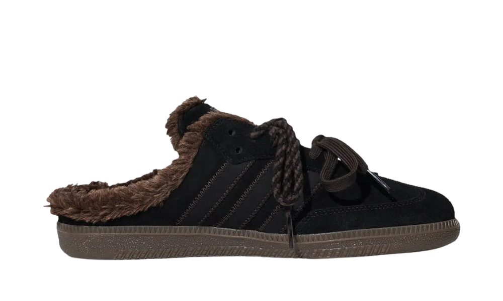 adidas Samba OG Mule Black Dark Brown