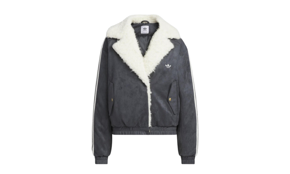 adidas originals Year of the Snake Fleece Collar Jacket Gray