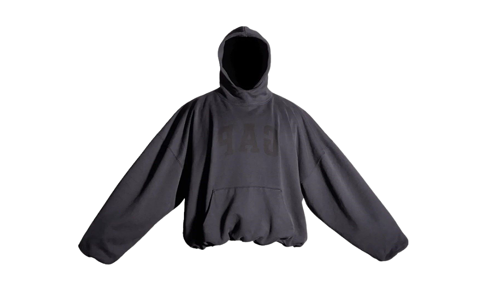 Yeezy Gap Engineered by Balenciaga Dove Hoodie Washed Black Los Angeles Archives