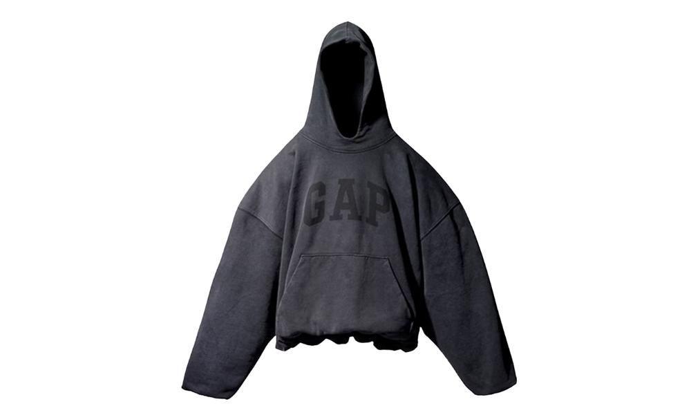 Yeezy Gap Engineered by Balenciaga Dove Hoodie Washed Black Los Angeles Archives