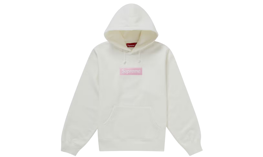 Supreme Box Logo Hooded Sweatshirt White