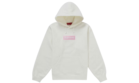 Supreme Box Logo Hooded Sweatshirt White