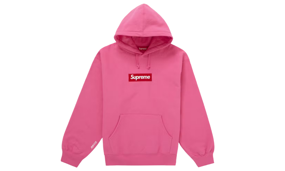 Supreme Box Logo Hooded Sweatshirt Magenta