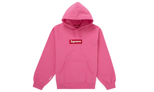 Supreme Box Logo Hooded Sweatshirt Magenta