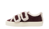 inuikii shearling low velcro burgundy