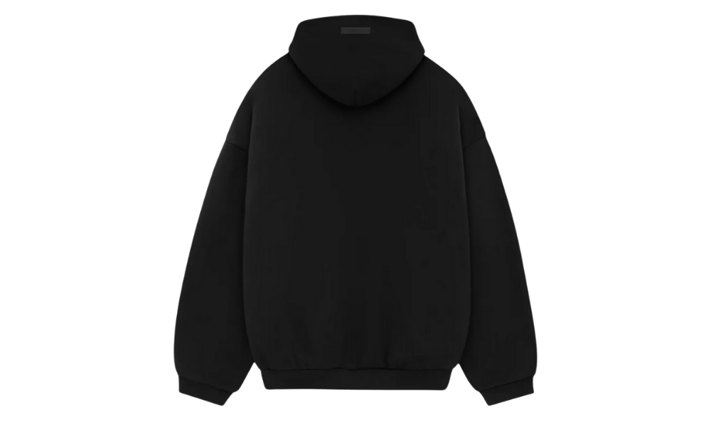 Fear of God Essentials Yellow State Fleece Hoodie Black