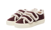 inuikii shearling low velcro burgundy