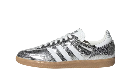 adidas Samba OG Silver Metallic Cracked Leather