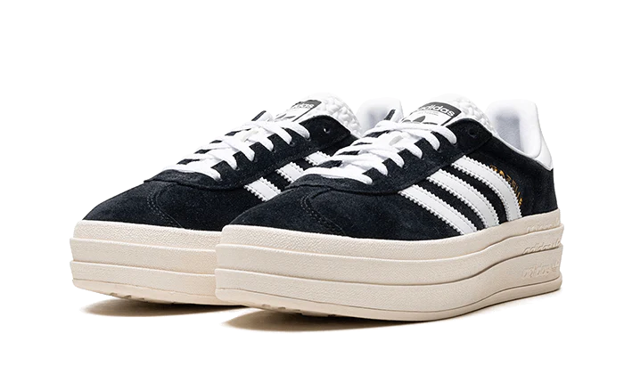 adidas Gazelle Bold Core Black White - Secured Stuff