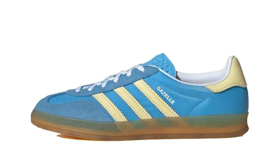Adidas Gazelle Indoor Semi Blue Burst Almost Yellow 