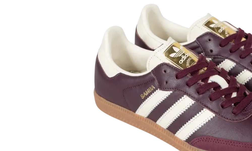 adidas Samba OG Maroon Gold Metallic ID0477