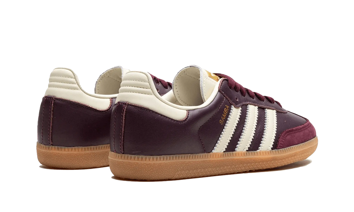 adidas Samba OG Maroon Gold Metallic