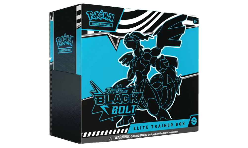 Pokémon Scarlet & Violet Black Bolt Elite Trainer Box 2025