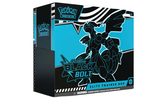 Pokémon Scarlet & Violet Black Bolt Elite Trainer Box 2025