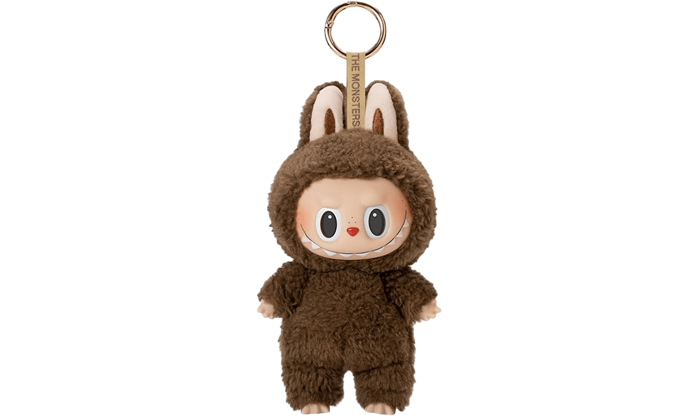 Pop Mart Labubu The Monsters Tasty Macarons Chestnut Cocoa Vinyl Plush Pendant