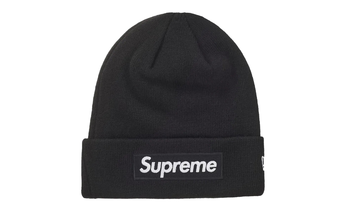 Supreme New Era Box Logo Beanie Black