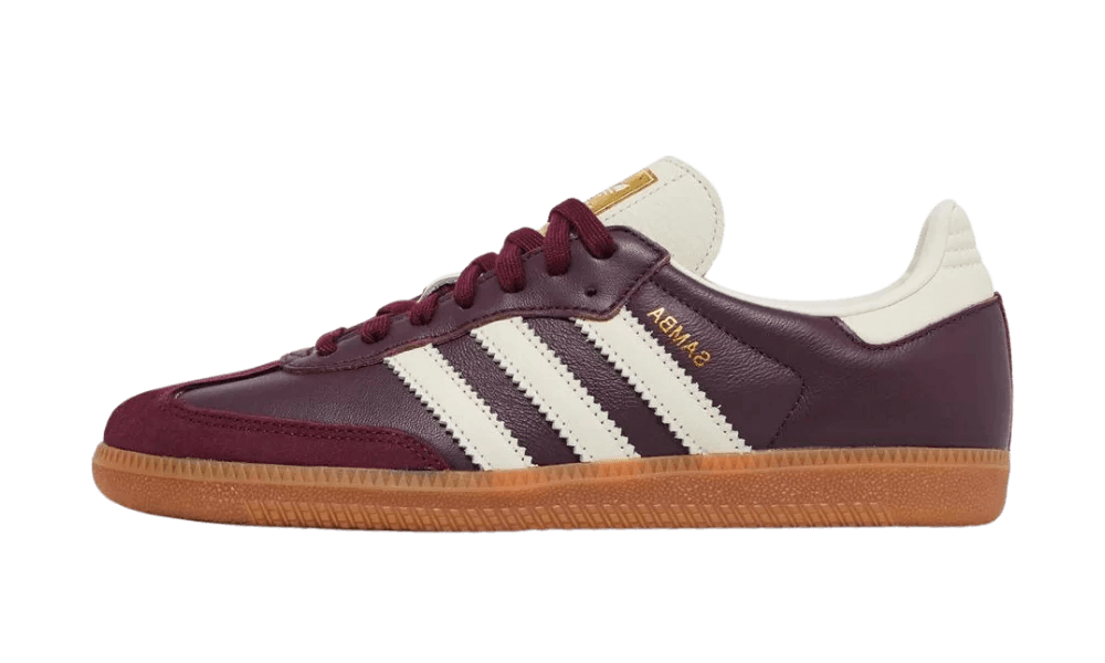 adidas Samba OG Maroon Gold Metallic ID0477