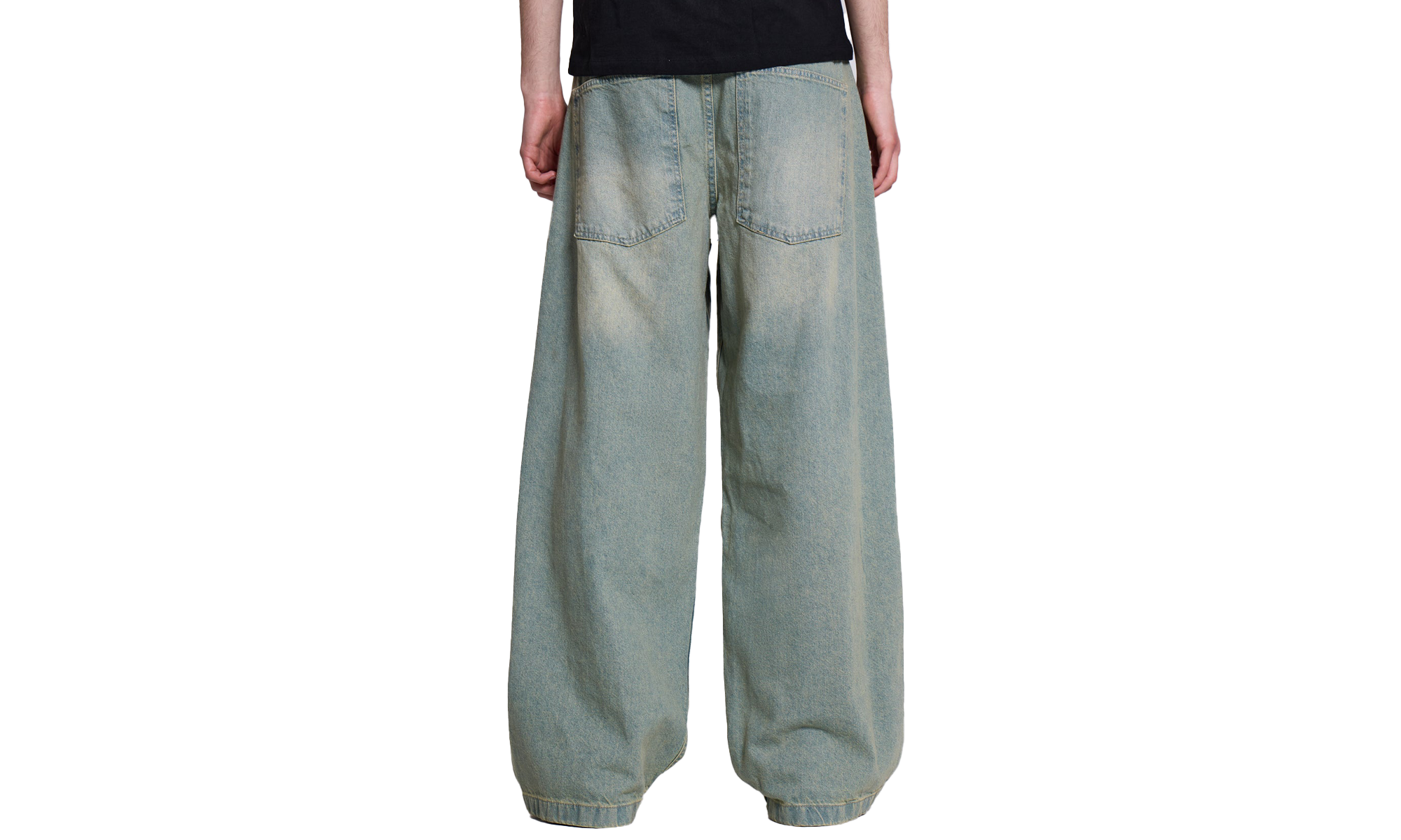 Jaded London Light Wash Colossus Fit Jeans