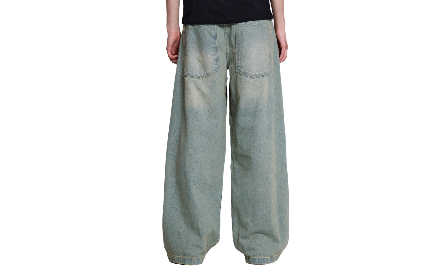 Jaded London Light Wash Colossus Fit Jeans