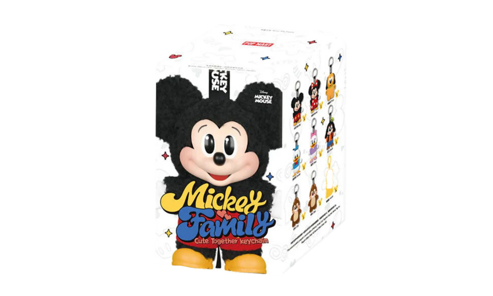 Pop Mart Disney Mickey Family Together Series Plush Keychain Single Blind Box