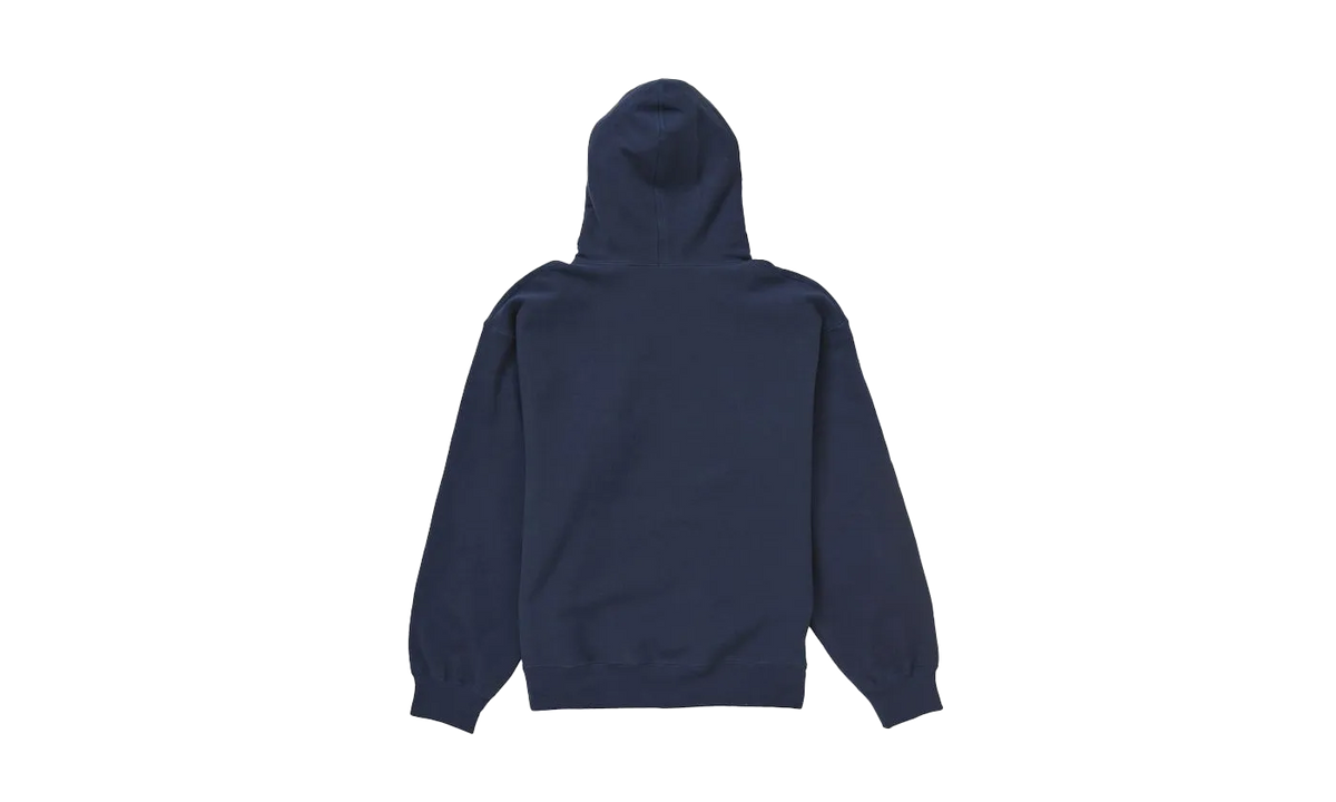 Supreme Box Logo Hooded Sweatshirt Navy