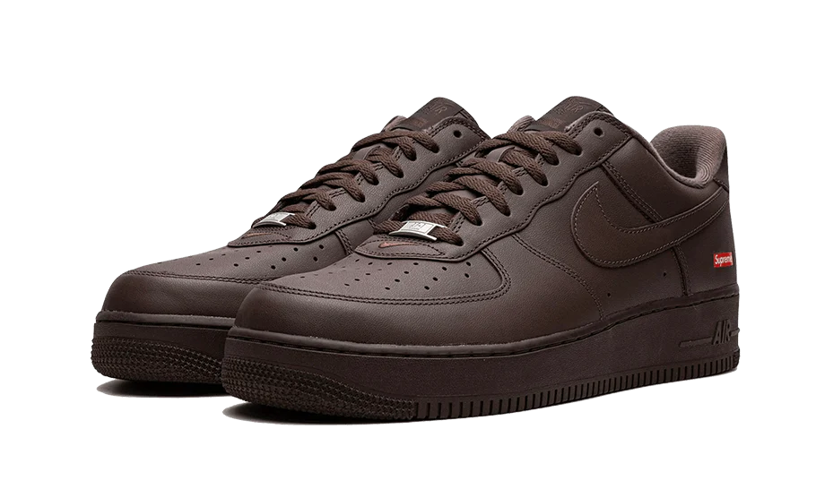 Nike Air Force 1 Low Supreme Baroque Brown - Secured Stuff Nike Air Force 1 Low Supreme Baroque Brown - Secured Stuff