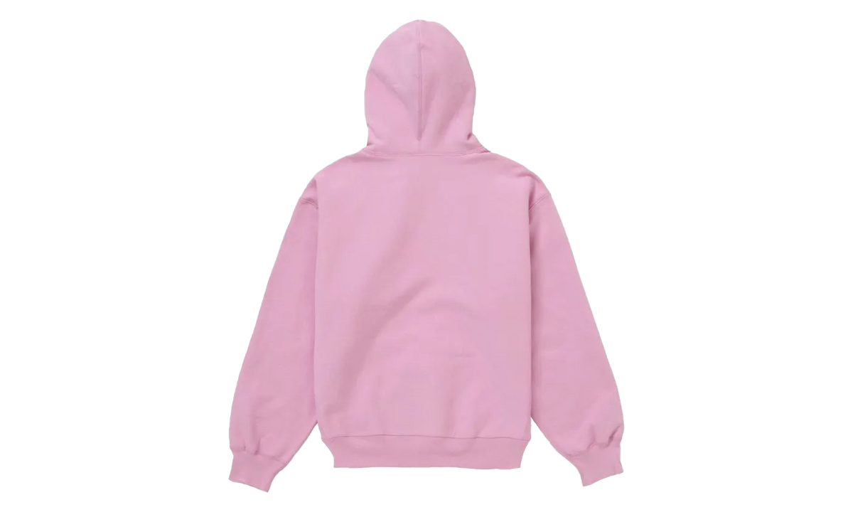 Supreme Box Logo Hooded Sweatshirt Pink
