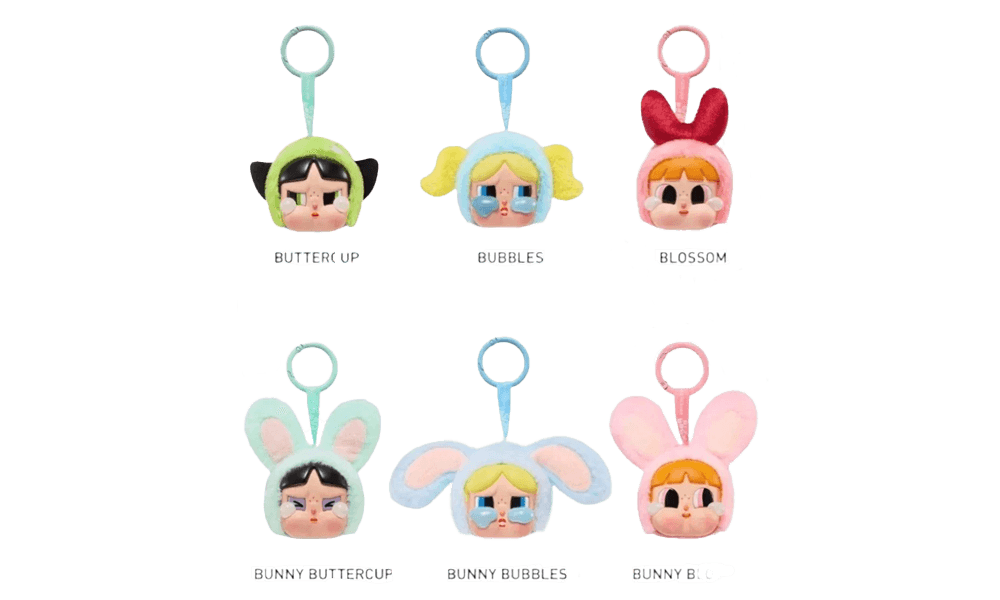 Pop Mart CryBaby x Powerpuff Girls Series Vinyl Face Plush Blind Box