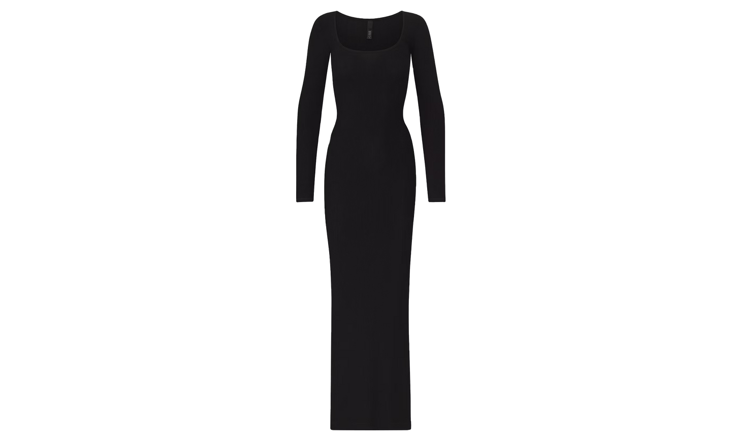 SKIMS SOFT LOUNGE LONG SLEEVE DRESS Onyx