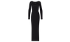 SKIMS SOFT LOUNGE LONG SLEEVE DRESS Onyx