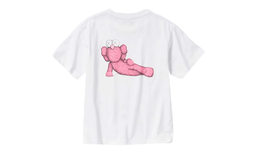 Uniqlo T-Shirt KAWS Pink Graphic 467774