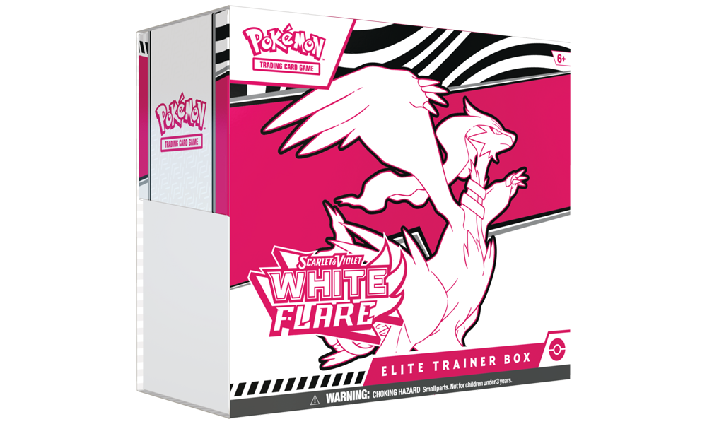 Pokémon Scarlet & Violet White Flare Elite Trainer Box 2025